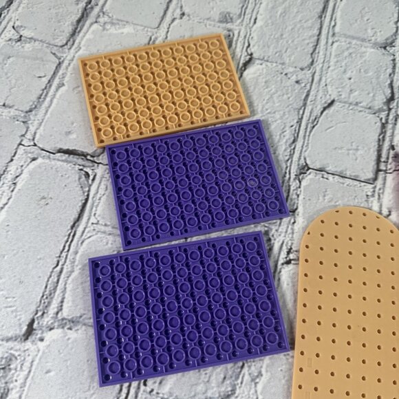 Mega Blok Bloks Heart Girl Baseplates Replacement Add-on Pieces Parts Lot of 8 - Picture 10 of 16